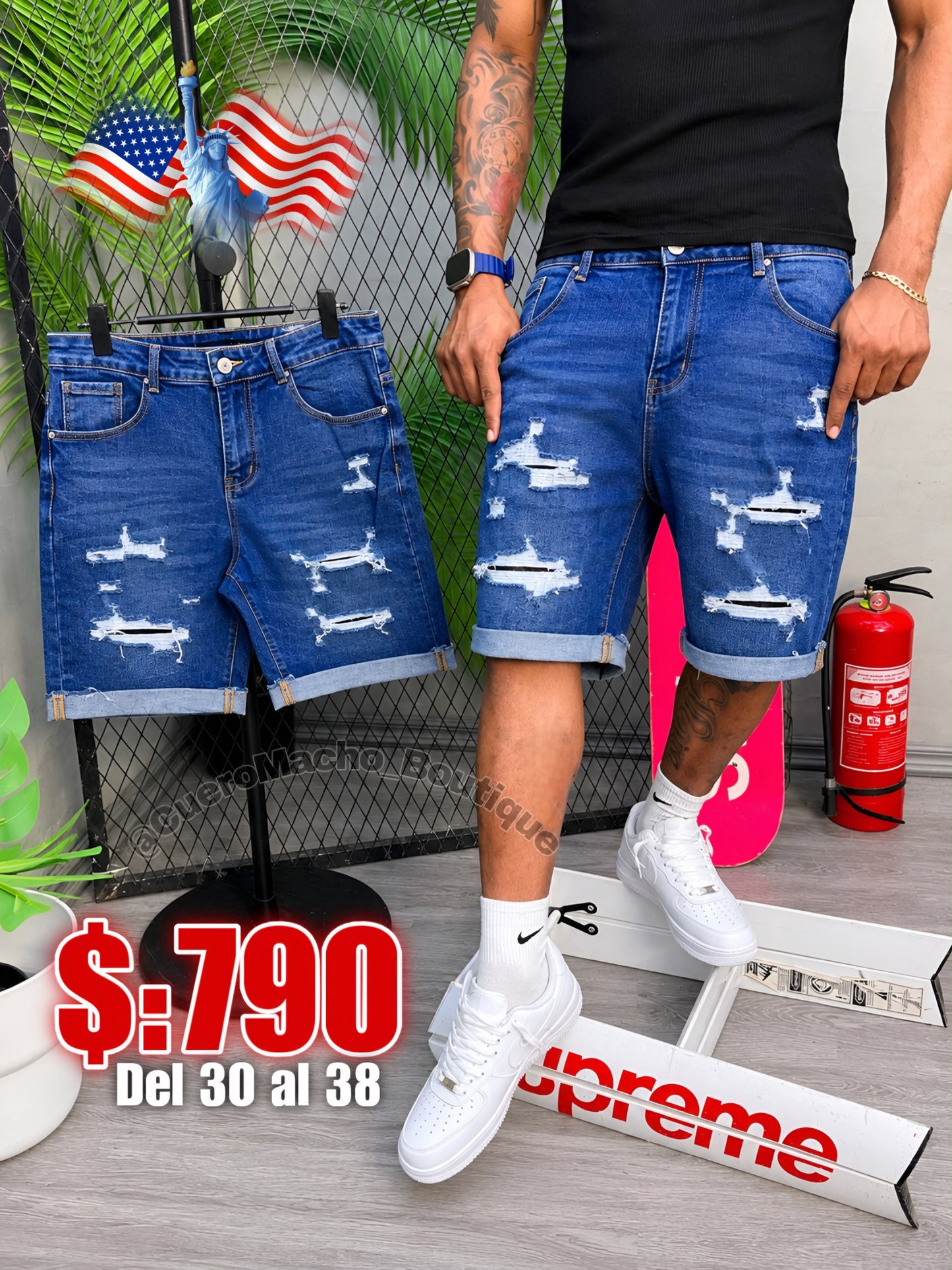 Bermudas Jeans