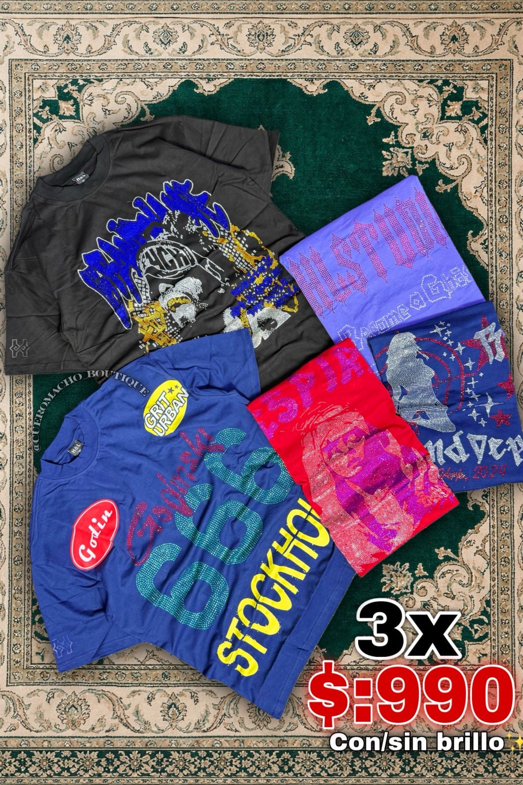 T-shirt de Brillo💎 3x $:990