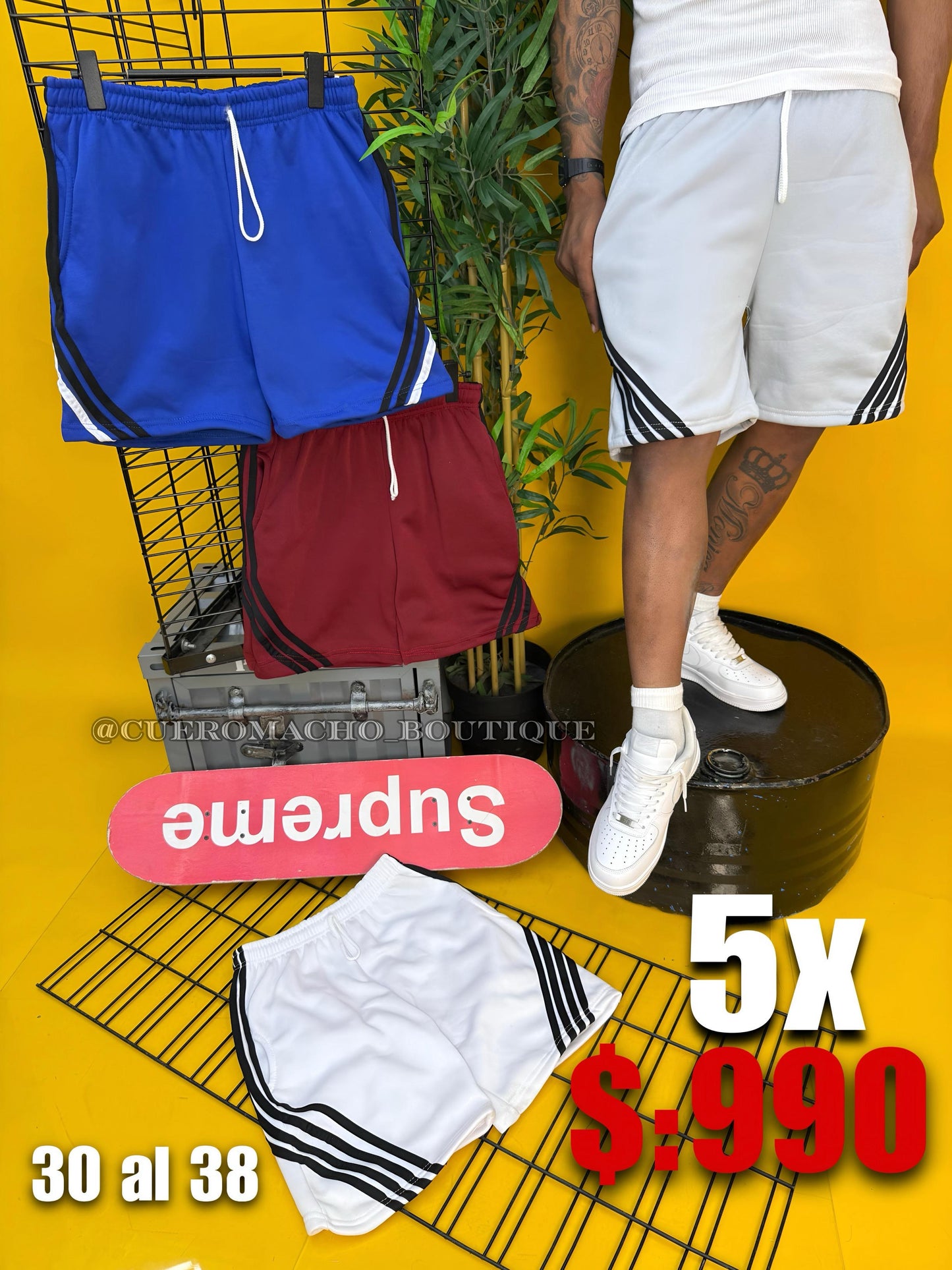 Algodón 100% Bermudas 5x $:990