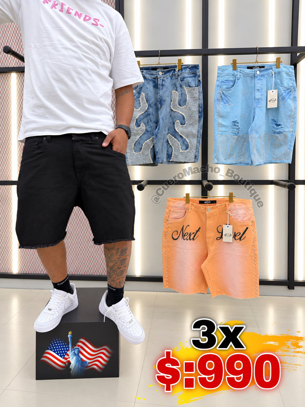 Bermudas 3x $:990