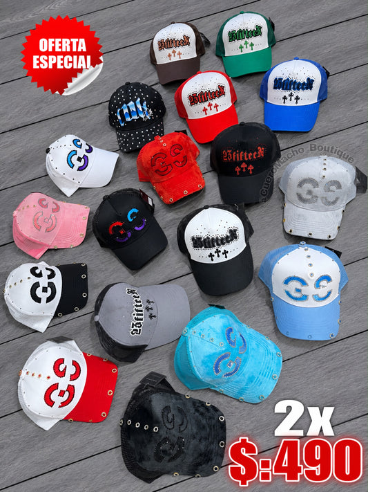Gorras 2x $:490