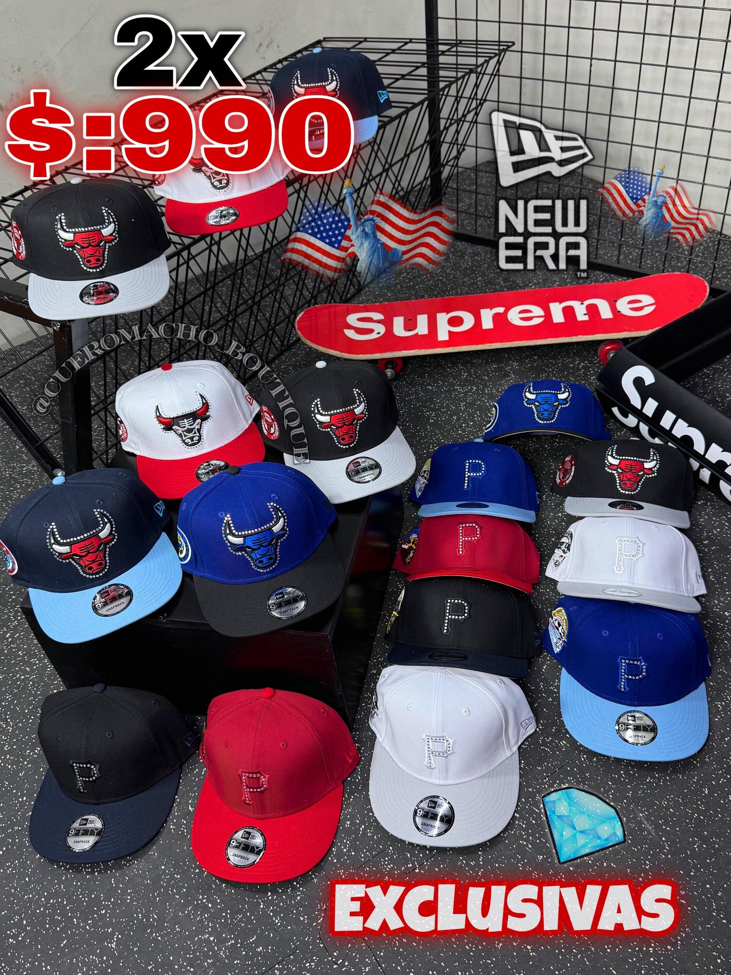 Gorra New era De brillo ( 2x $:990 )