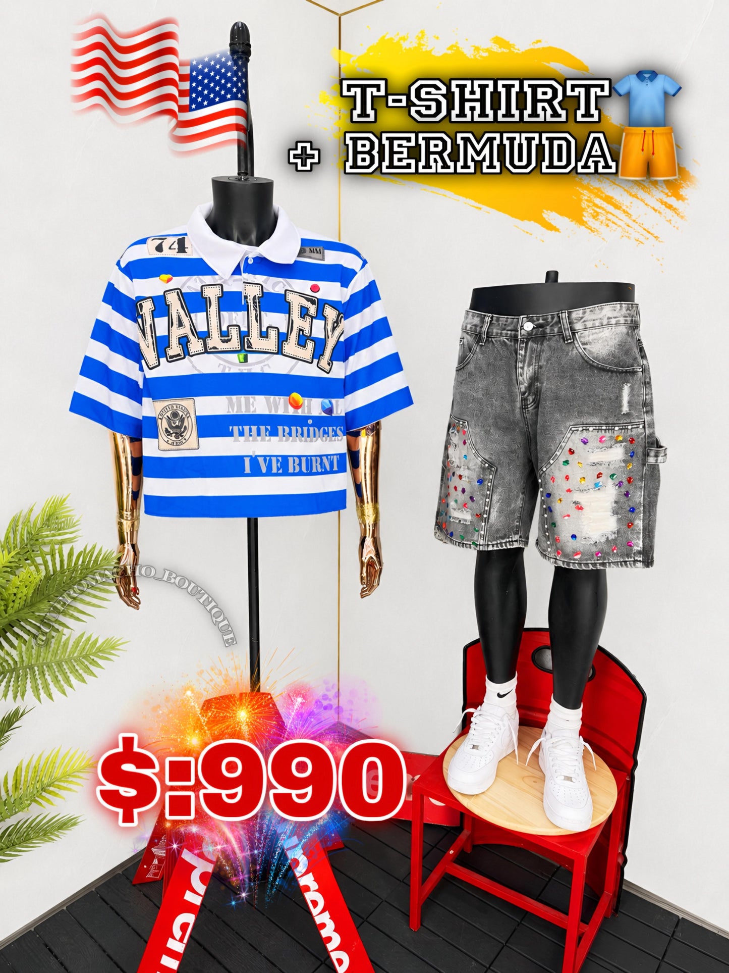 Poloche + Bermuda $:990