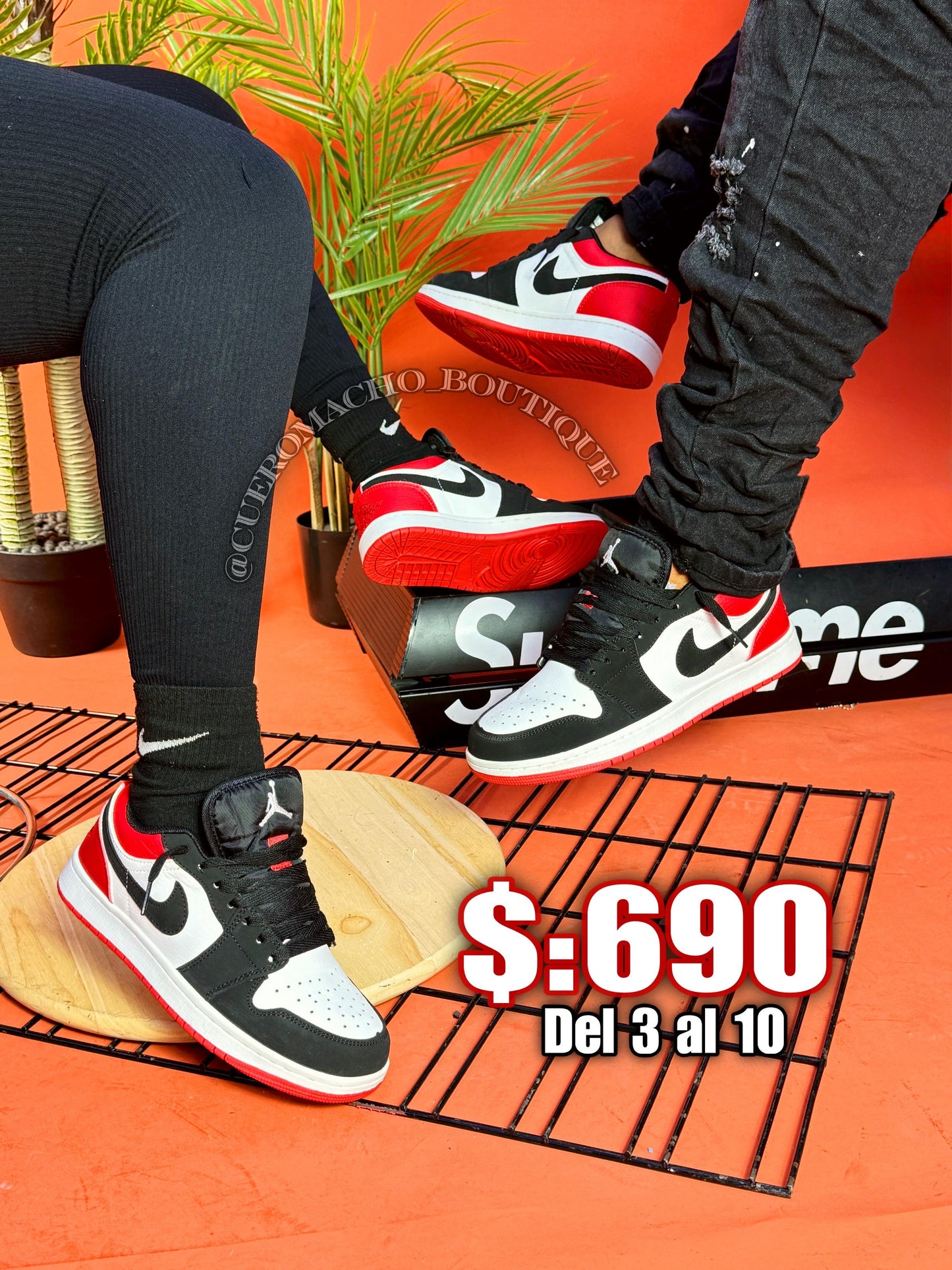 Jordan 1 bajito $:690