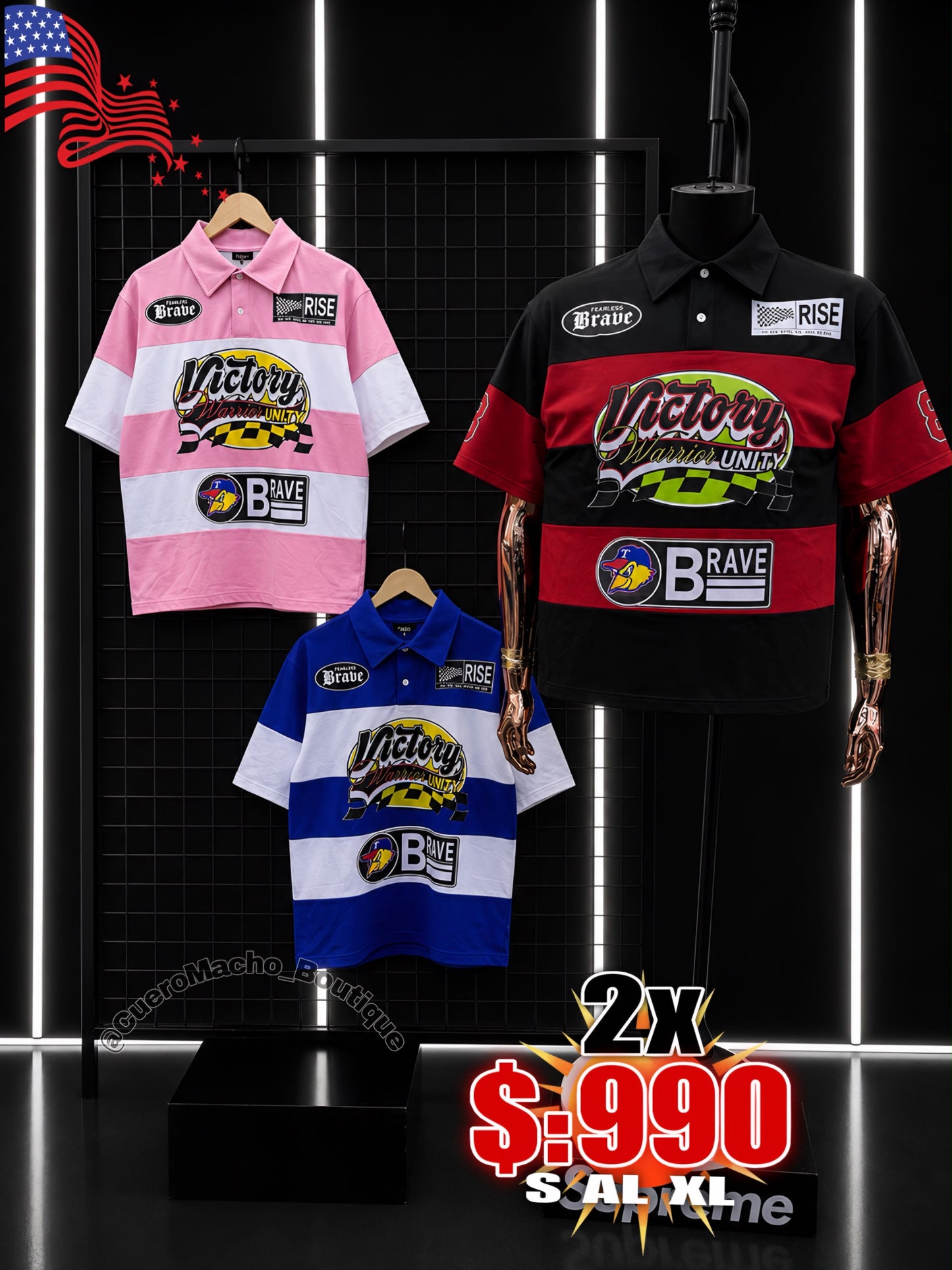 Poloche cuello rayas