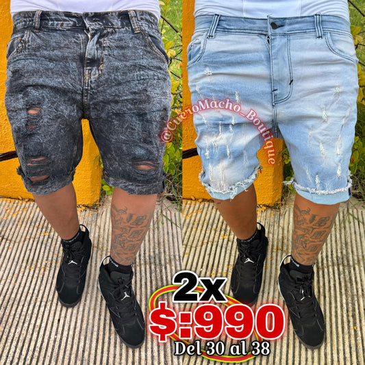 Bermudas Jeans 2x $990