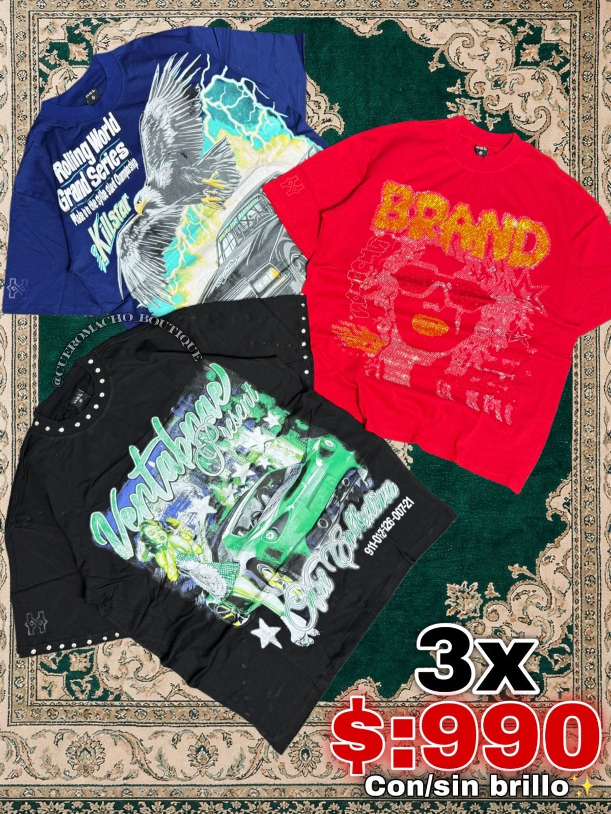 T-shirt de Brillo💎 3x $:990