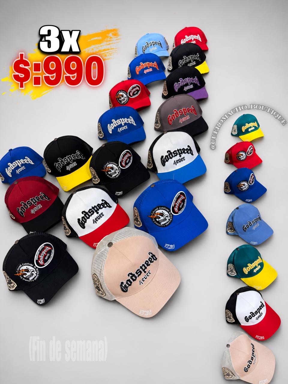 Gorras 3 x $:990