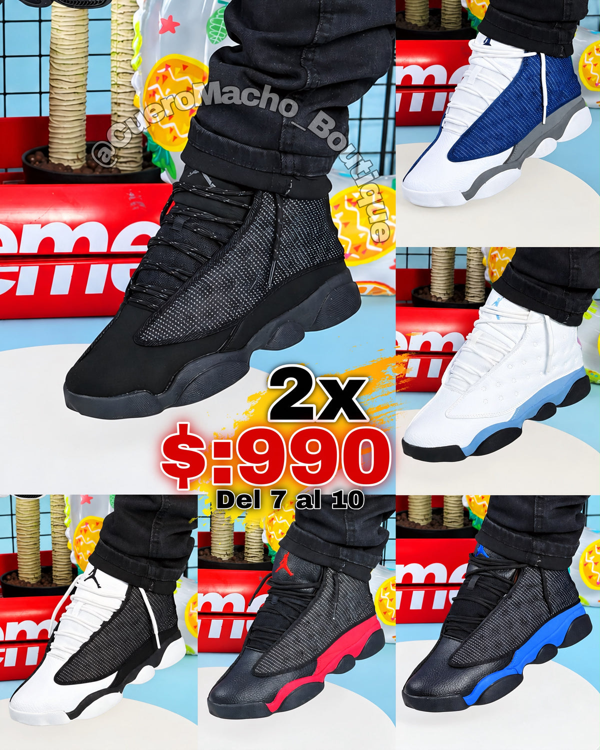 Jordan 13 oferta 2x $:990