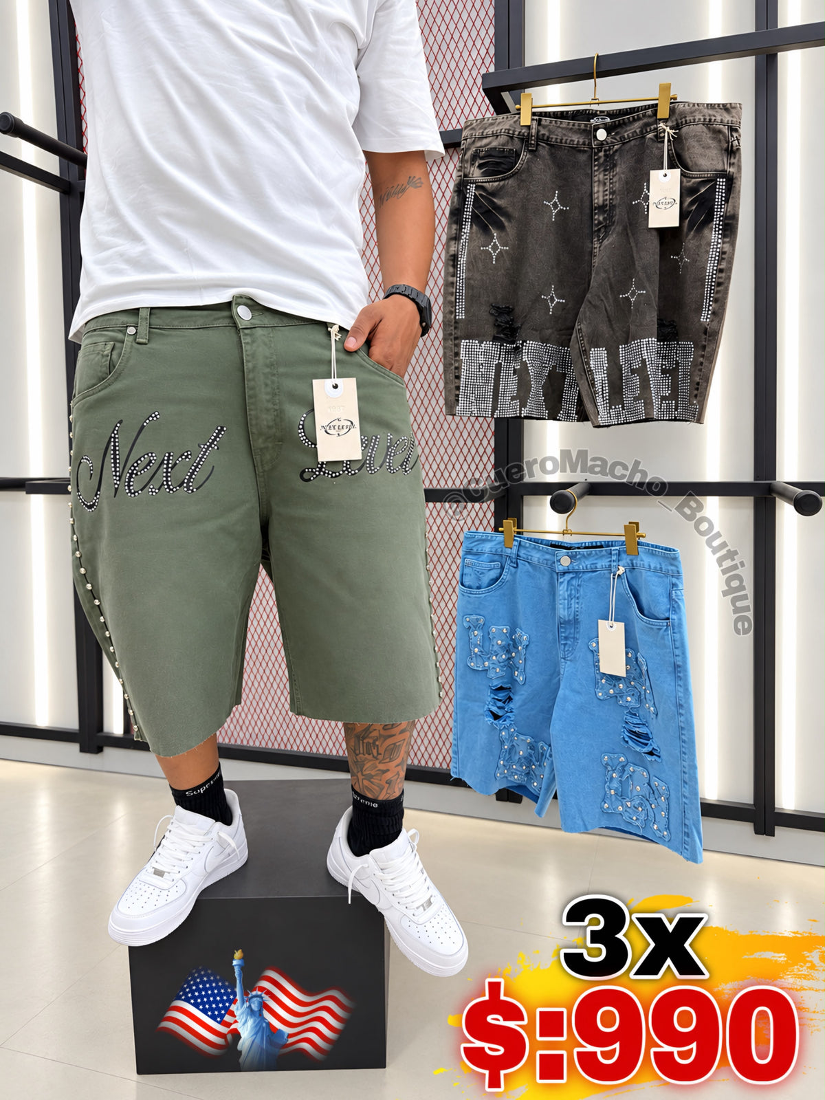 Bermudas 3x $:990