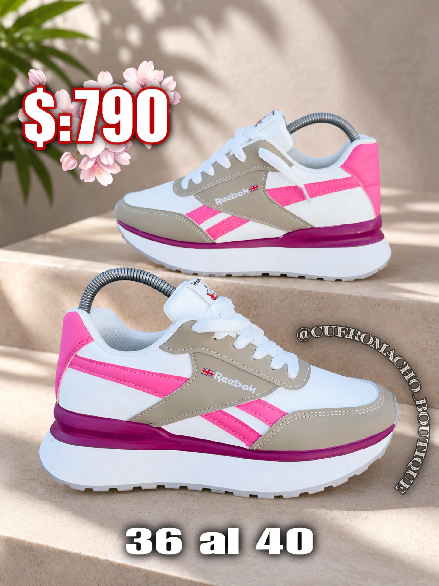 Rebook damas $:790