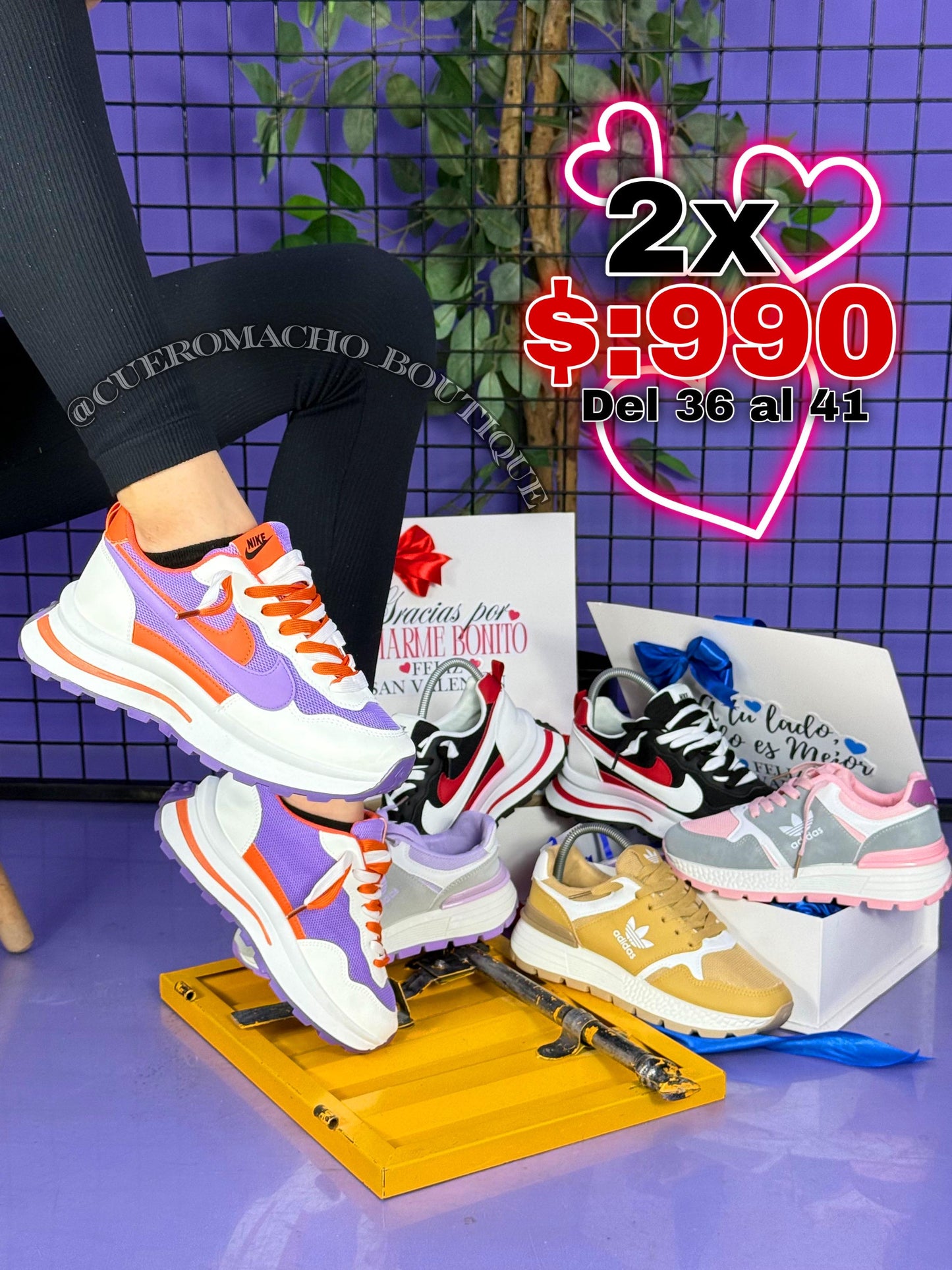 Tenis Fashion Damas ( 2x $:990 )