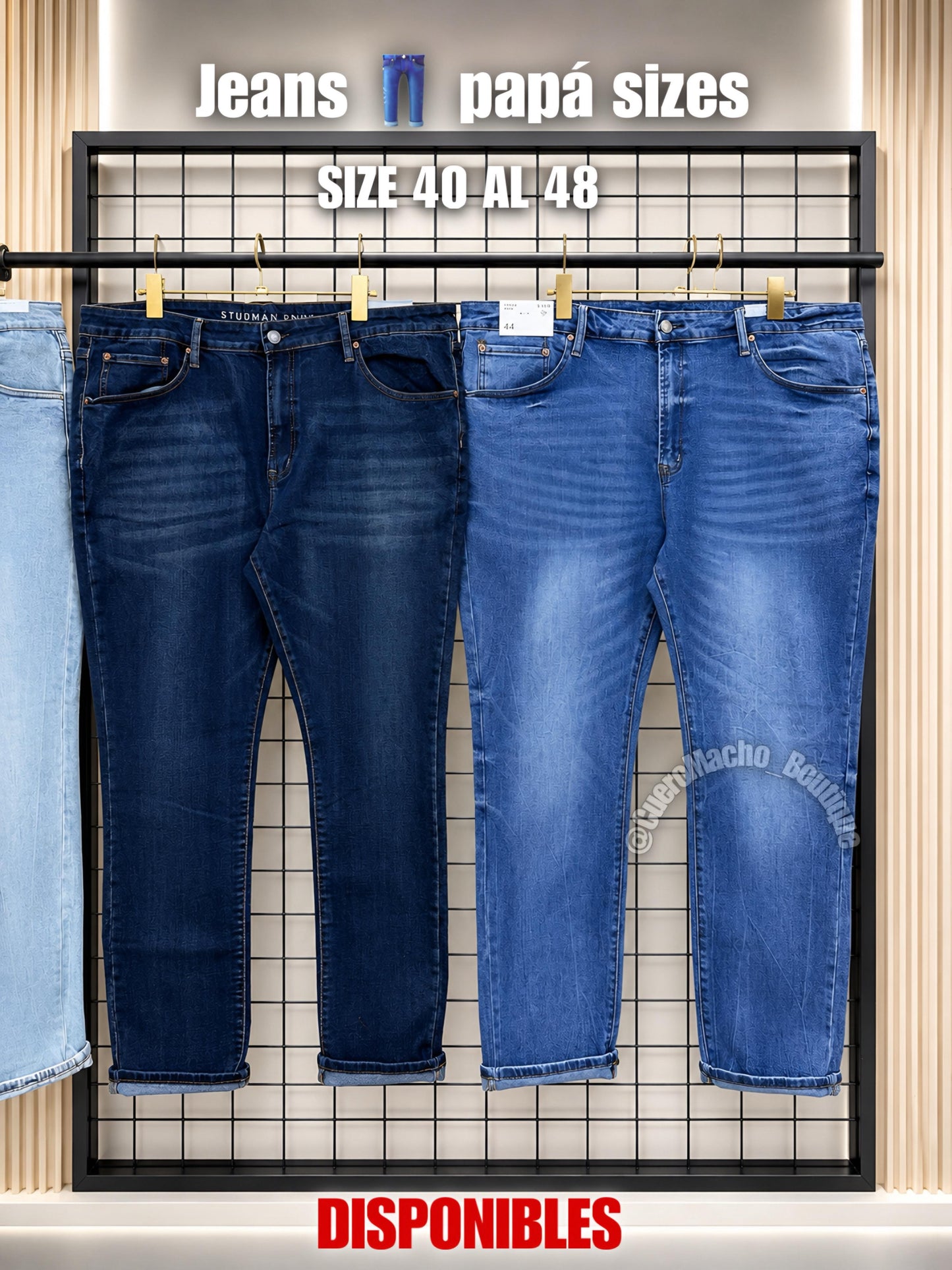 Pantalones PAPÁ Size (para gordos)