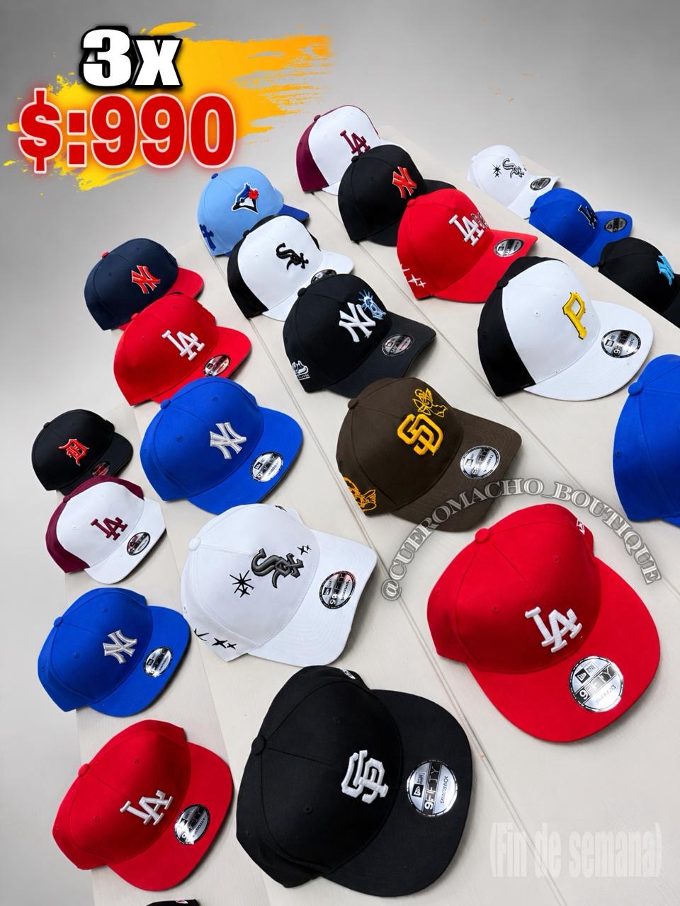 Gorras 3 x $:990