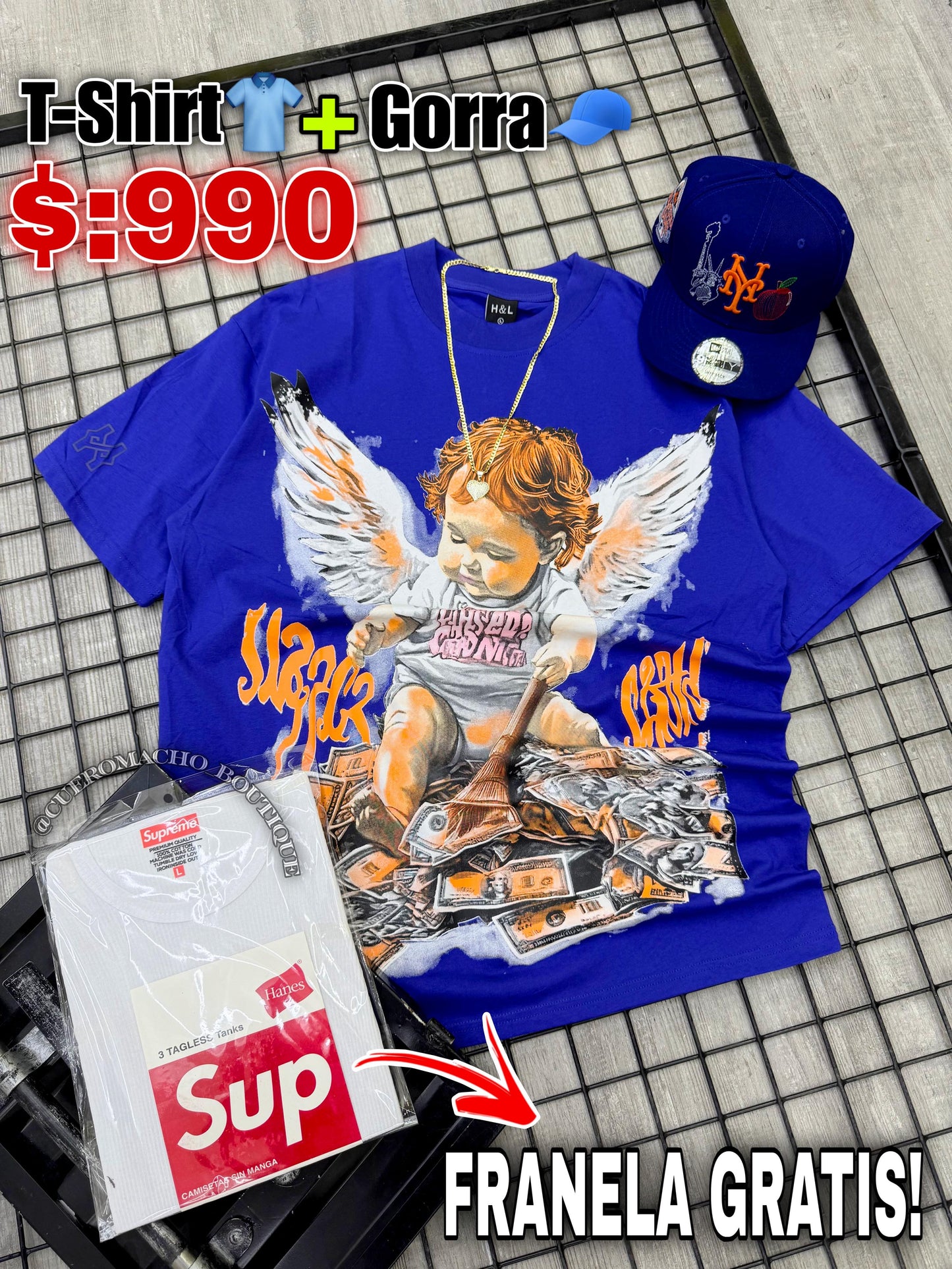 T-shirt + Gorra ( $:990 )