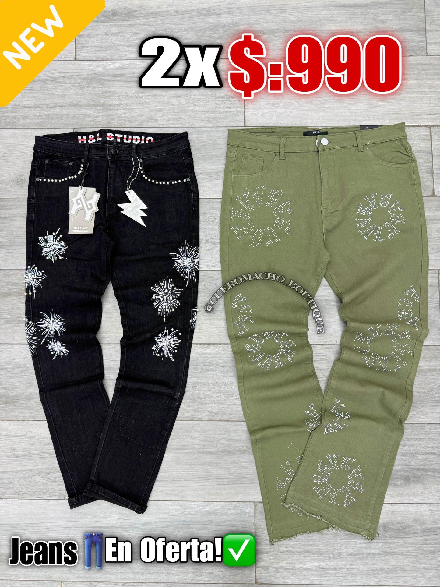 Pantalones en oferta 2x $:990