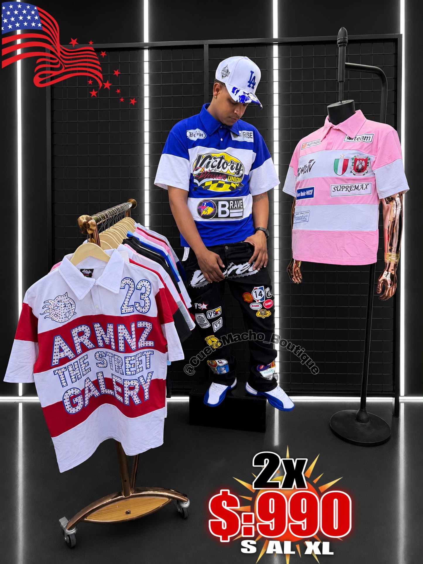 Poloche cuello rayas