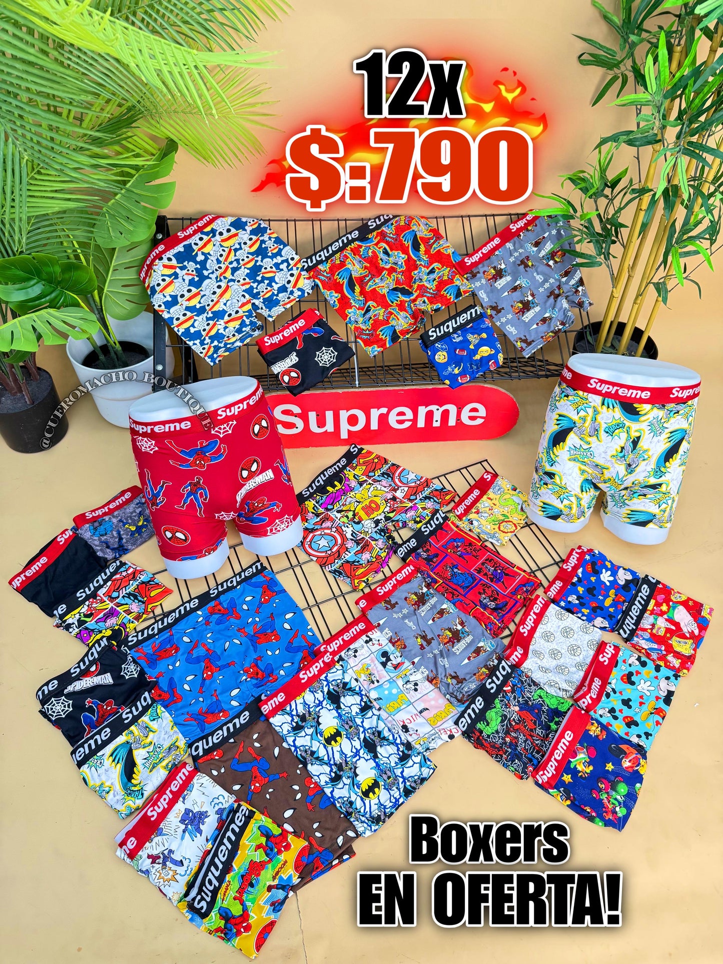 Boxer Ofertas 12x $790
