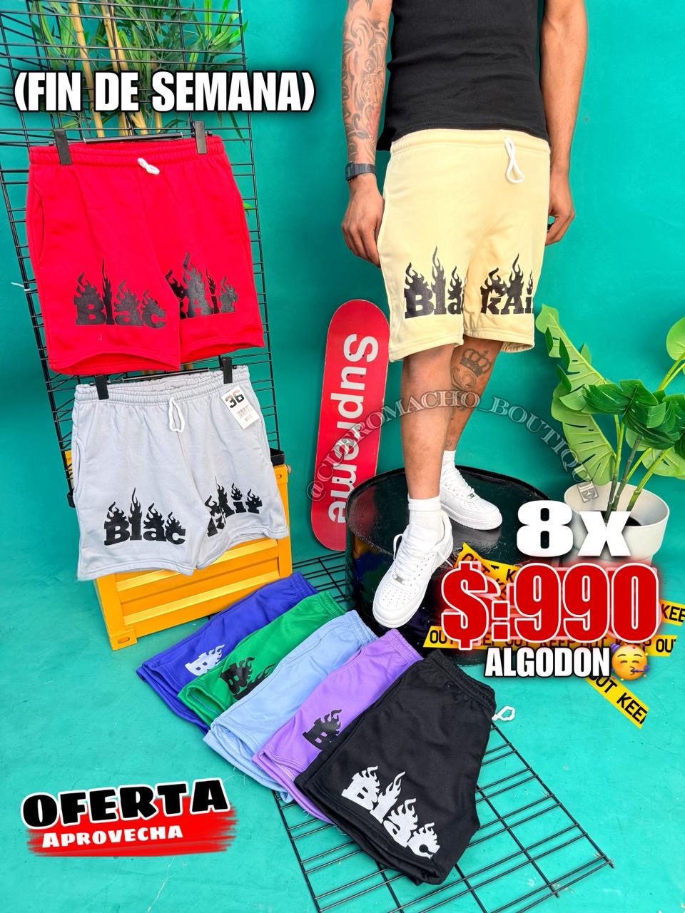 Bermudas Algodón 8x $:990