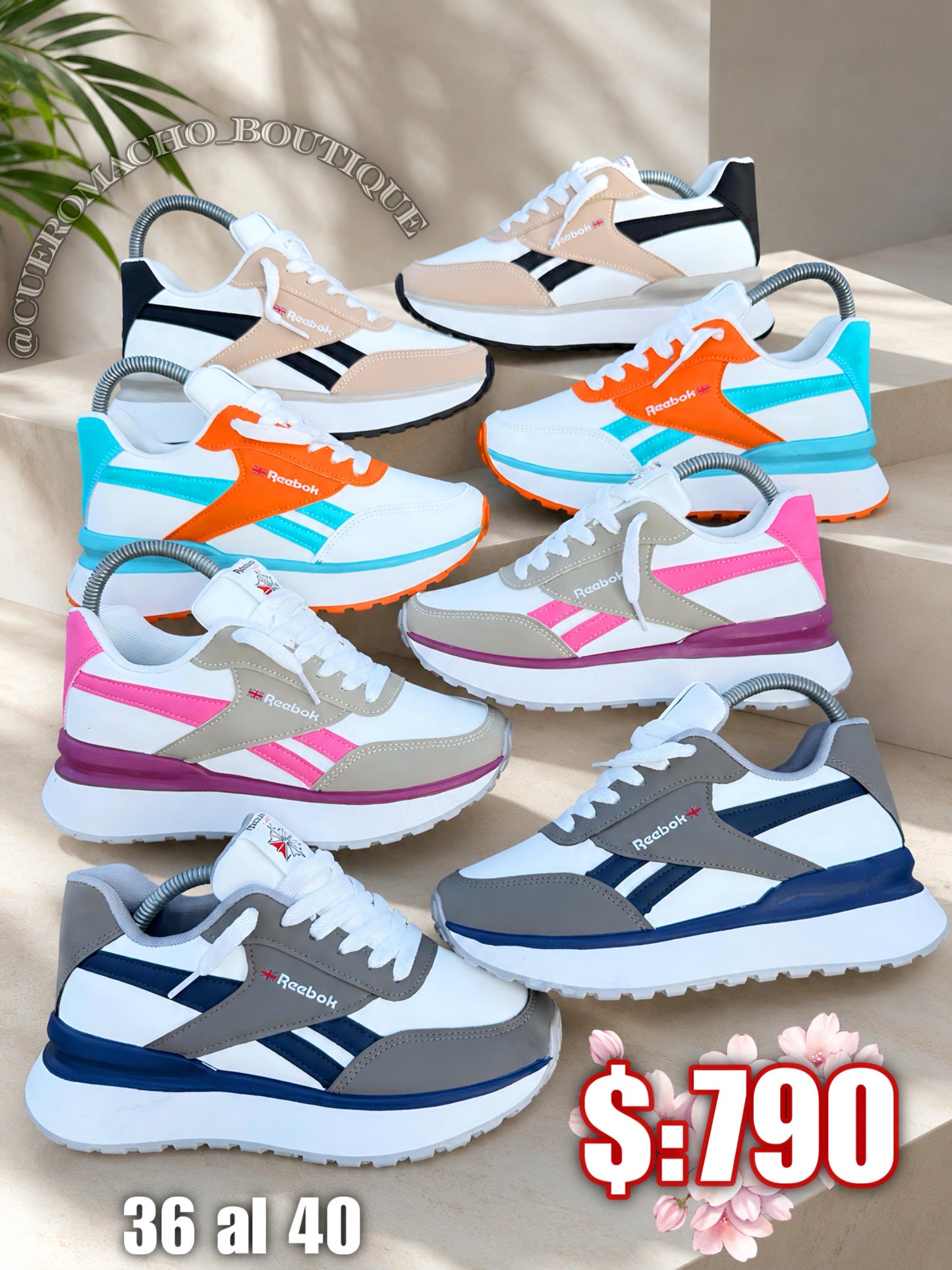 Rebook damas $:790