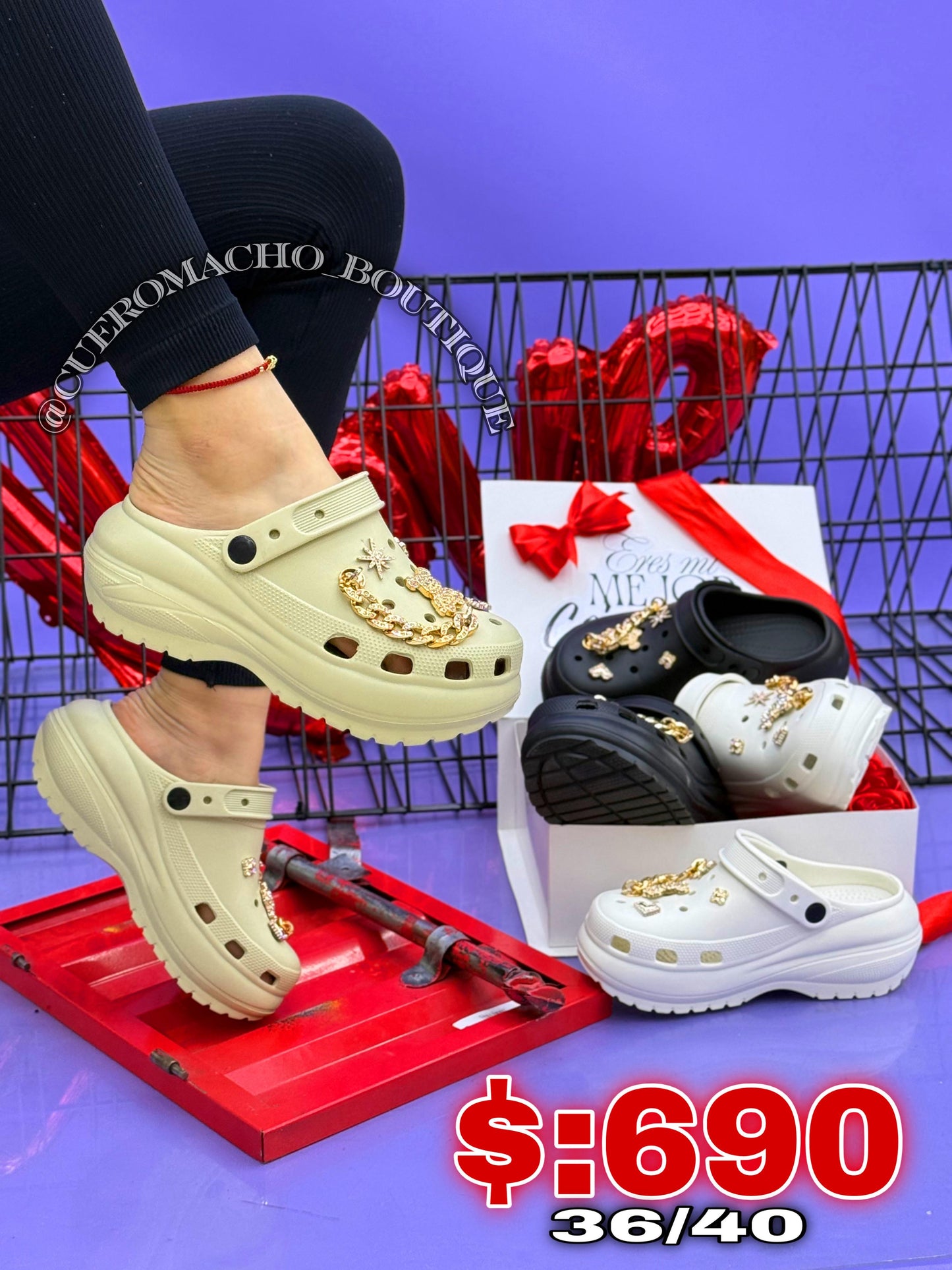 Crocs altas