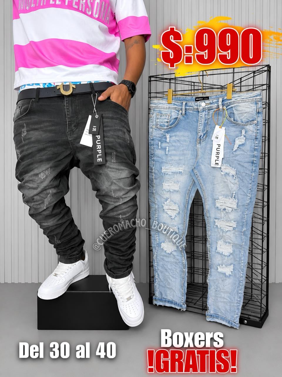 Pantalones Purple