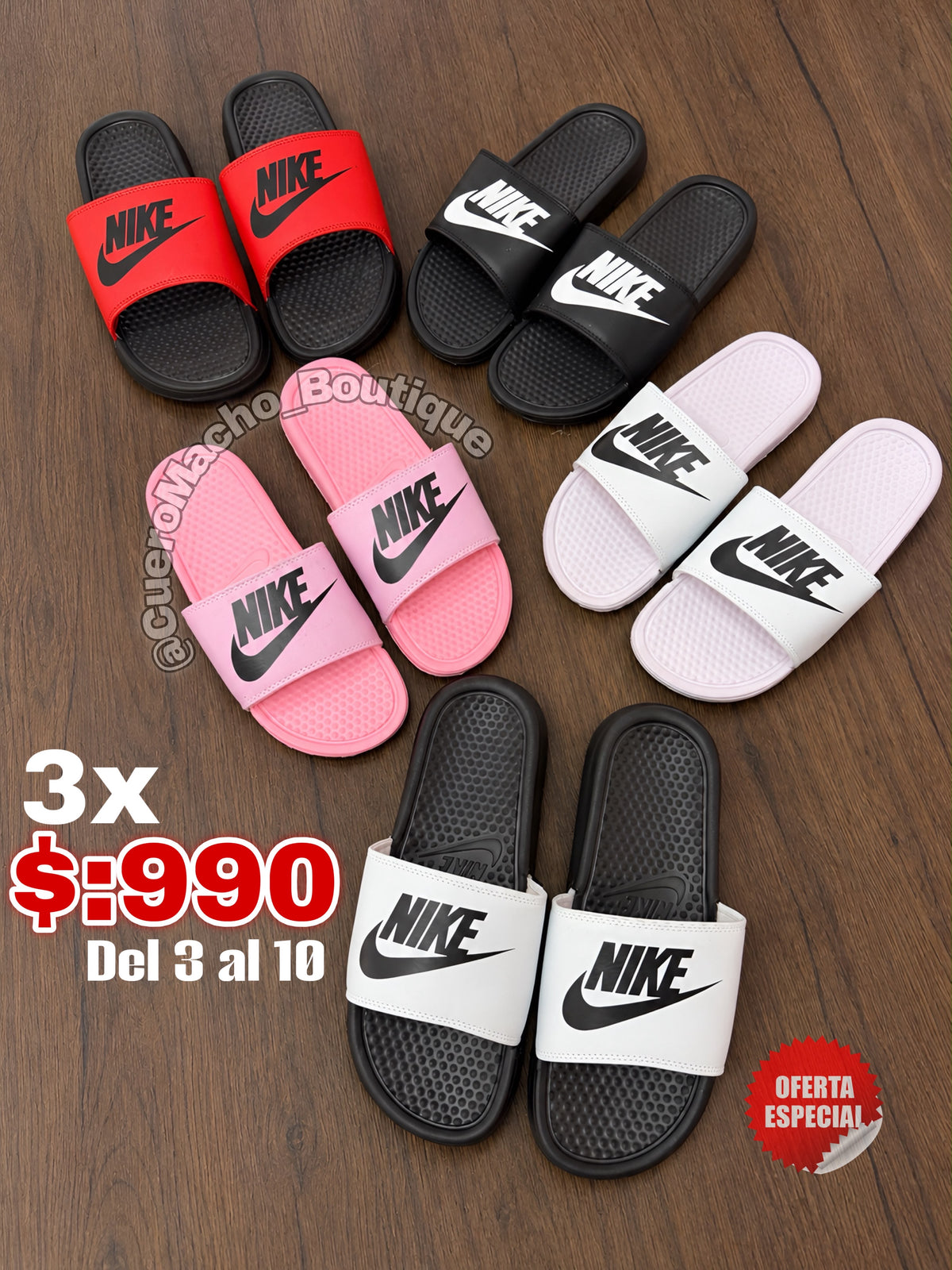 Sandalias Nike 3x $:990