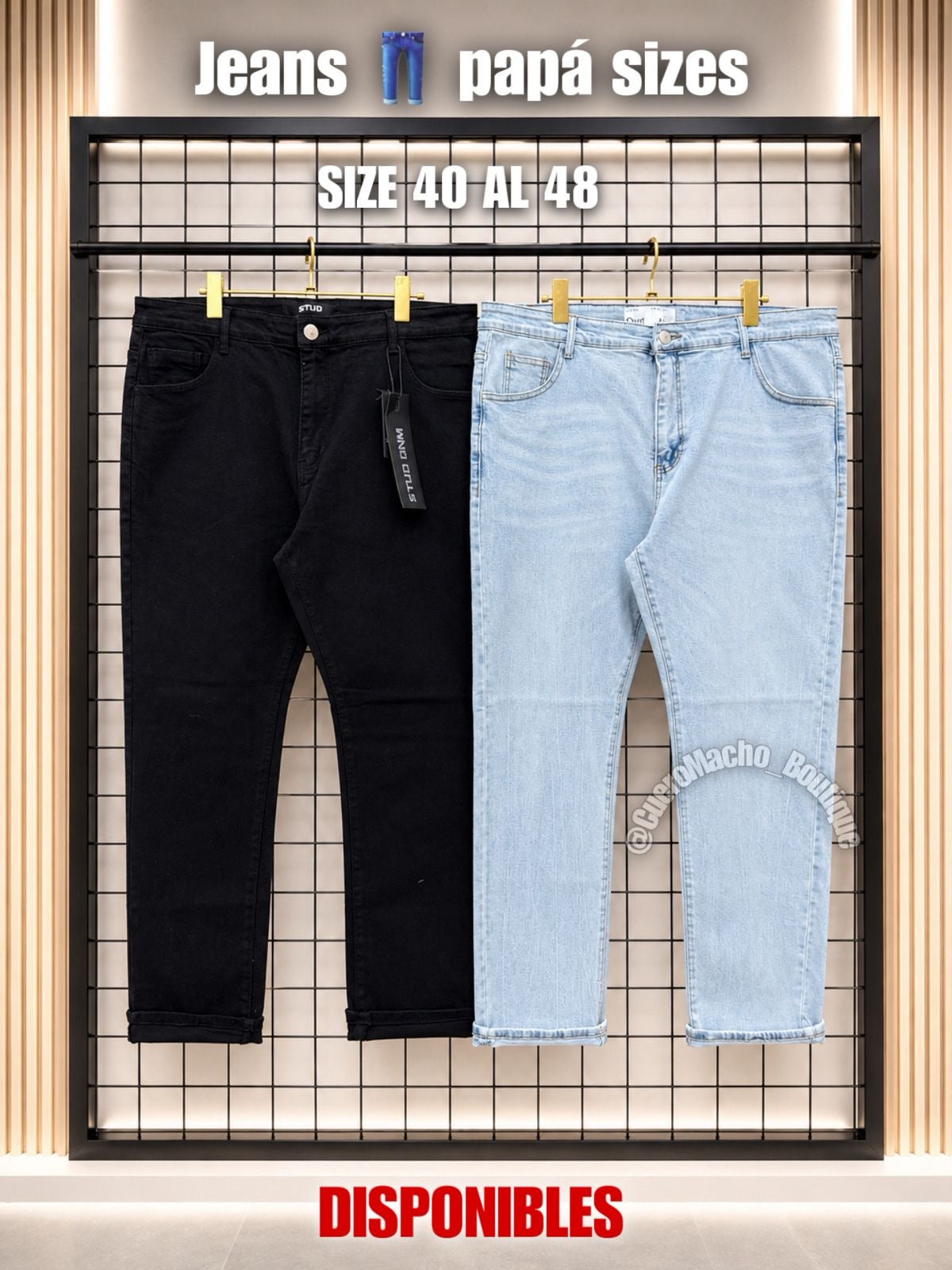 Pantalones PAPÁ Size (para gordos)