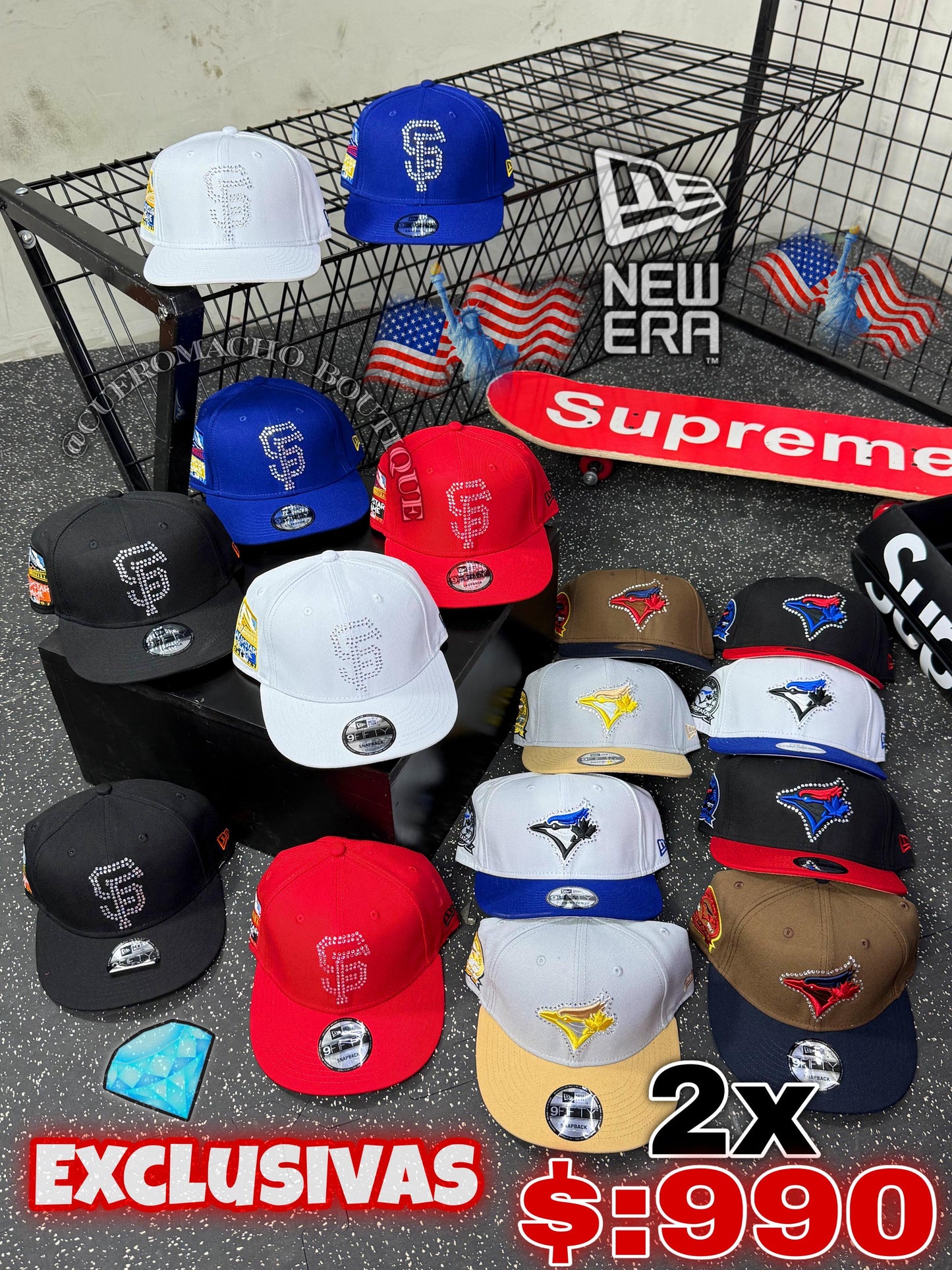 Gorra New era De brillo ( 2x $:990 )