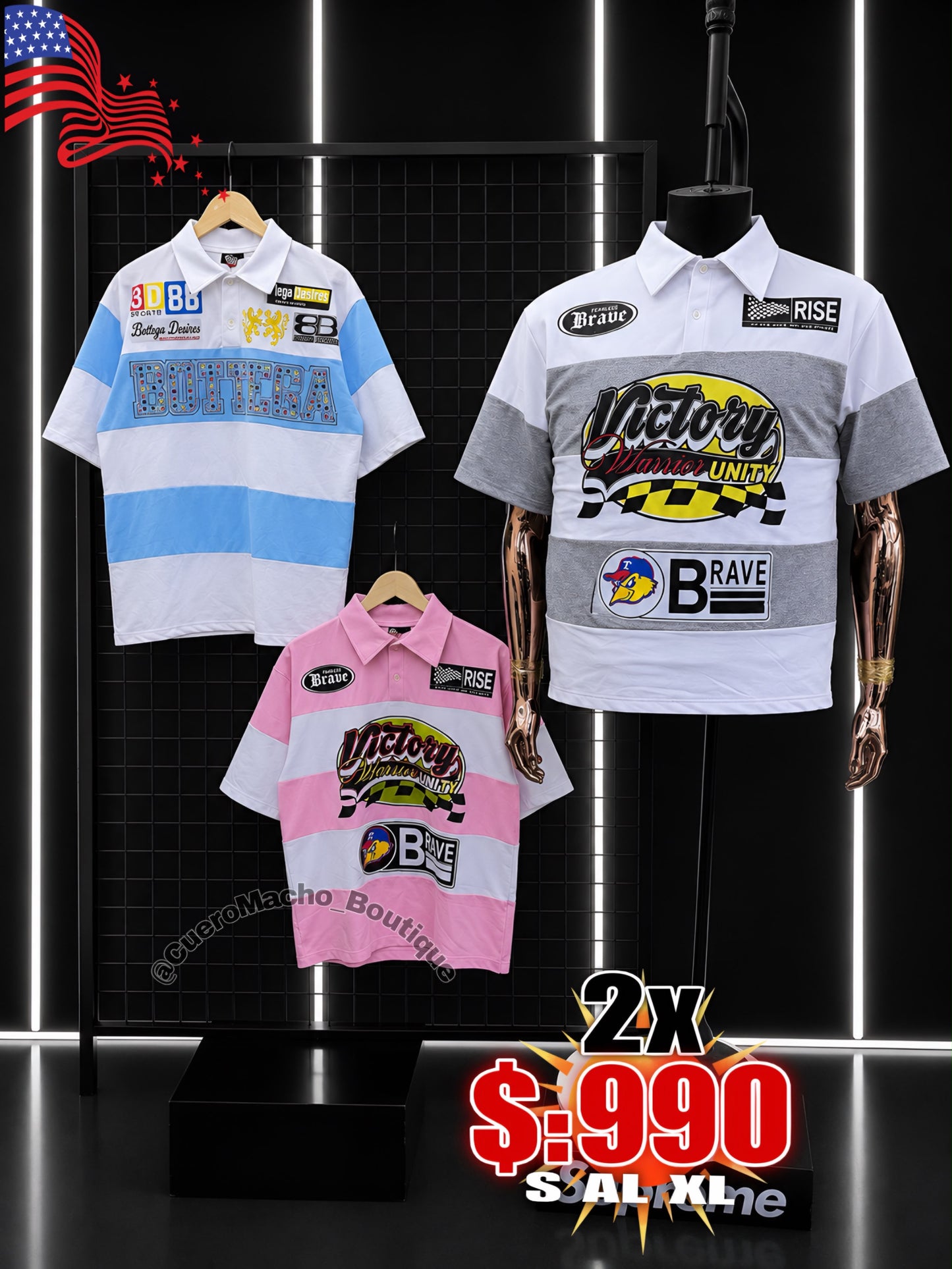 Poloche cuello rayas