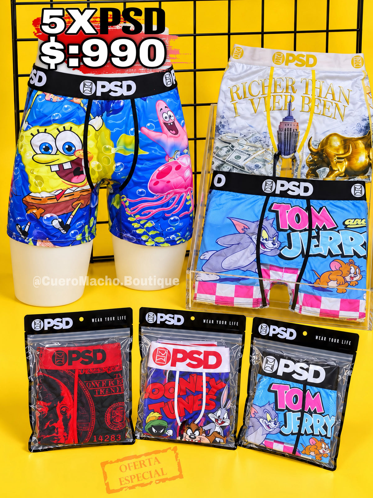 Boxer PSD 5x $:990