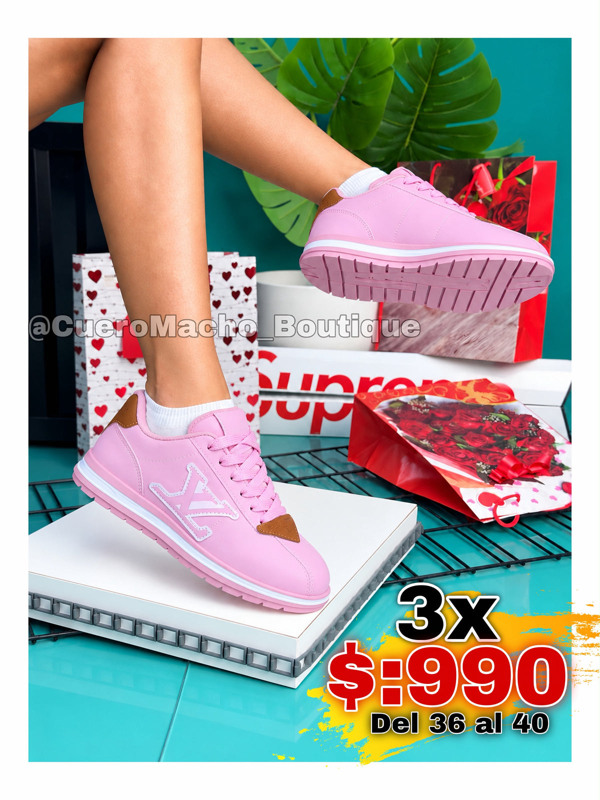 Tenis Fashion Damas 3x $:990