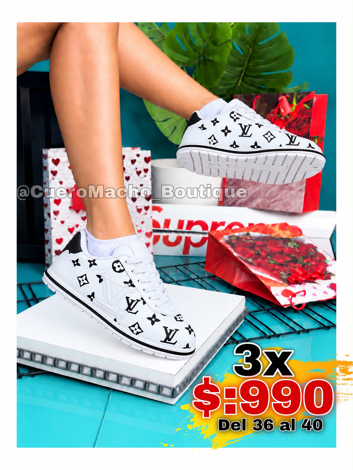 Tenis Fashion Damas 3x $:990