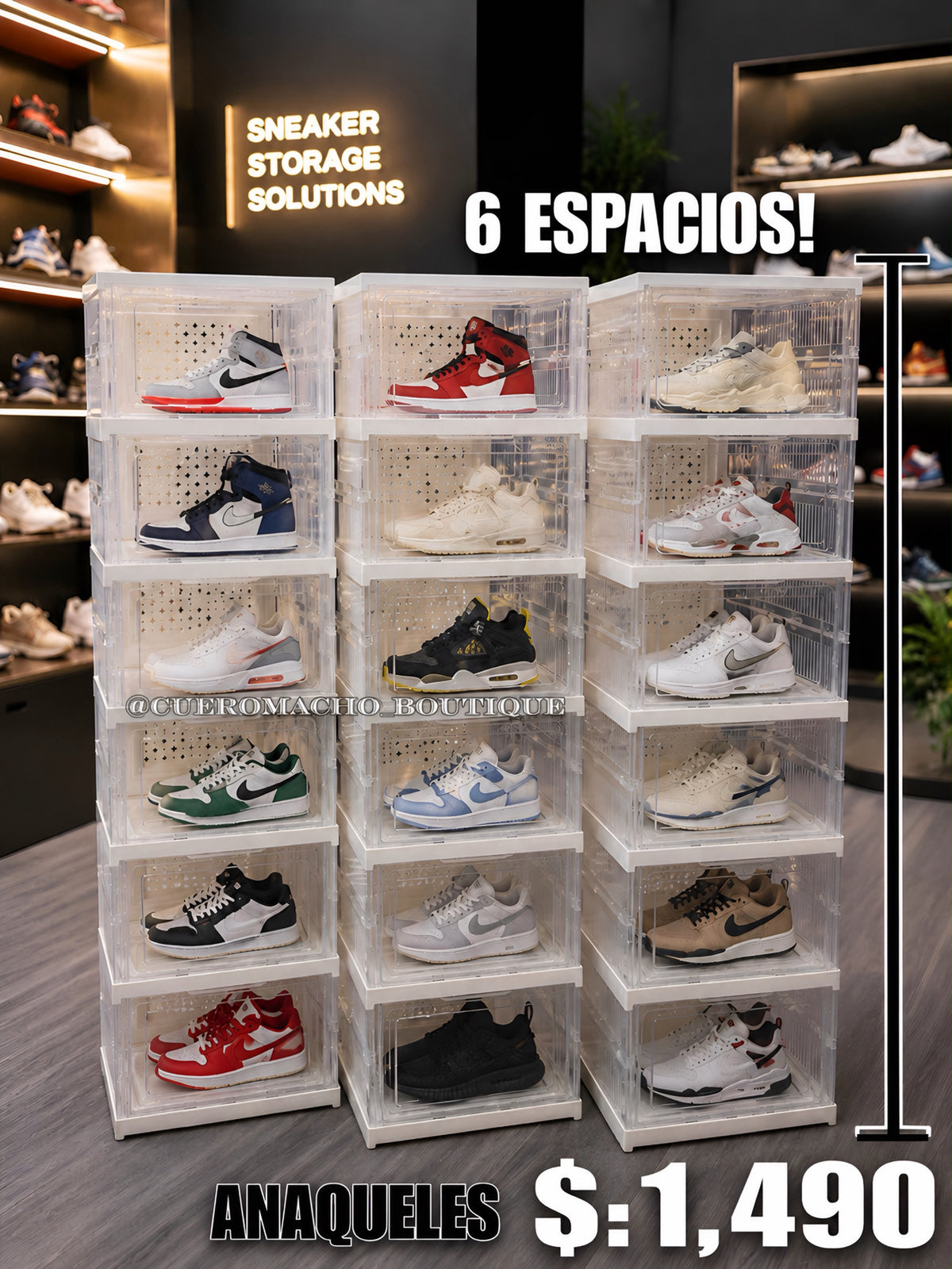 Cajones de guardar tenis